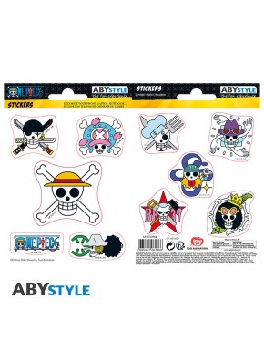 Pegatinas One Piece Sombrero de Paja 16x11 cm