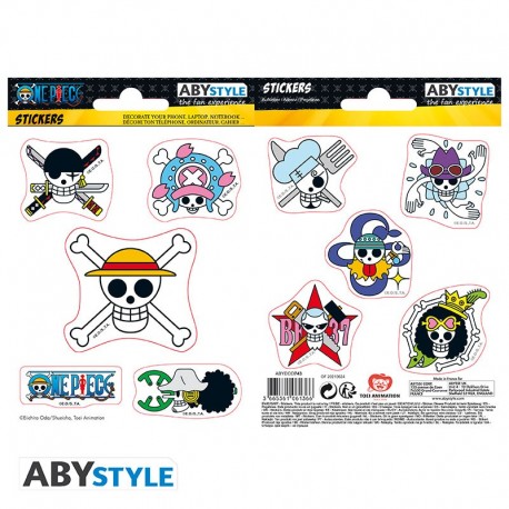 Pegatinas One Piece Sombrero de Paja 16x11 cm
