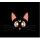 Camiseta preta de Luna de Sailor Moon design unissex