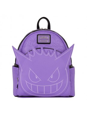 Mochila mini Gengar roxa da Loungefly