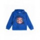 Sweat à capuche bleu de Spiderman pour enfants avec capuche, design de toile