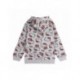 Sweat à capuche gris Hello Kitty pour filles