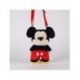 Bolso peluche Mickey Mouse rojo 100% polyester