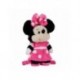 Mochila infantil de peluche Minnie fucsia