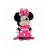 Mochila Infantil de Pelúcia Minnie 100% Poliéster Fúcsia