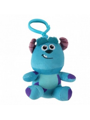 Llavero de monstruo color turquesa con clip