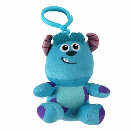 Llavero de monstruo color turquesa con clip