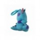 Llavero de monstruo color turquesa con clip