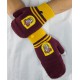 Gloves with mitten Gryffindor Harry Potter