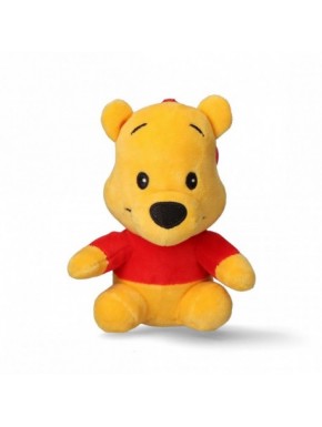 Llavero Bag Clip de Winnie the Pooh con suéter rojo y clip naranja