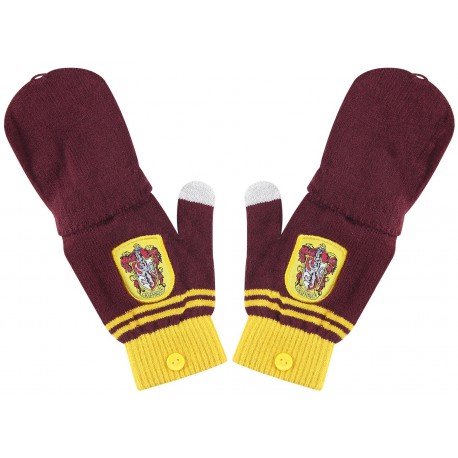 Gloves with mitten Gryffindor Harry Potter