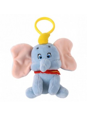 Llavero Bag Clip Disney Dumbo de poliéster gris y azul