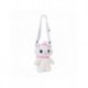 Sac peluche Marie Disney blanc avec nœud rose