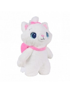 Sac à dos enfant peluche Disney blanc avec détails roses