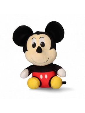 Llavero Bag Clip Mickey Mouse negro en poliéster