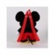 Mochila infantil de peluche Mickey Mouse roja