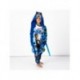 Peignoir bleu Pat'Patrouille pour enfants avec capuche et oreilles