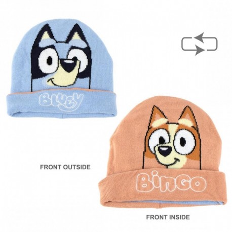 Gorro reversible de Bluey y Bingo, 100% acrílico.