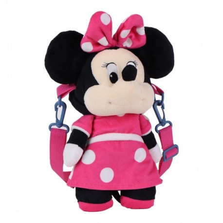 Sac en peluche Minnie Mouse fuchsia