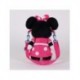 Bolso peluche de Minnie Mouse fucsia