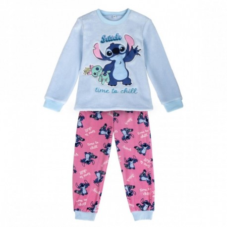 Pyjama long de Stitch en coral fleece pour enfants
