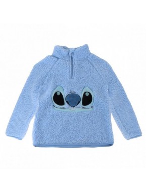 Jersey azul de Stitch para niños con cremallera
