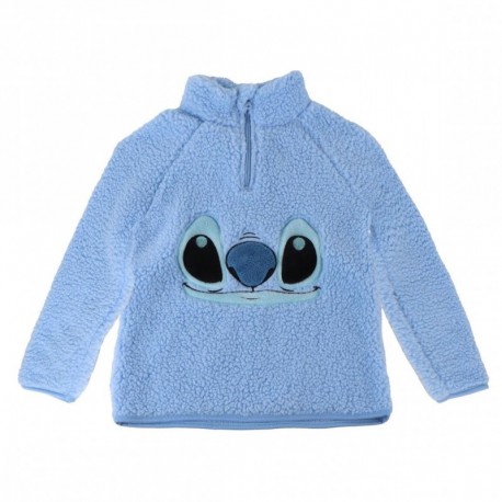 Jersey azul de Stitch para niños con cremallera