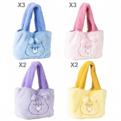 Sac shopping peluche Bisounours en plusieurs couleurs