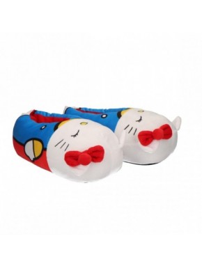 Chaussons 3D Hello Kitty en polyester avec design coloré