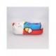 Chaussons 3D Hello Kitty en polyester avec design coloré