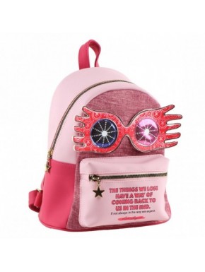 Sac à dos fuchsia Luna Lovegood avec lunettes Spectrespecs