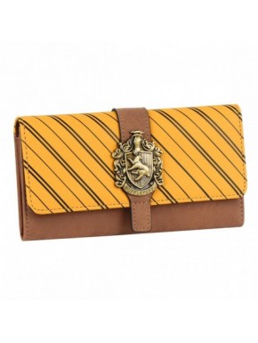Cartera polipiel Harry Potter Hufflepuff con escudo