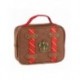 Neceser marrón Gryffindor Harry Potter con asa roja