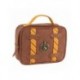 Trousse marron Harry Potter avec blason Poufsouffle