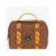 Trousse marron Harry Potter avec blason Poufsouffle