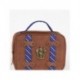 Neceser marrón Ravenclaw de Harry Potter con tiras azules