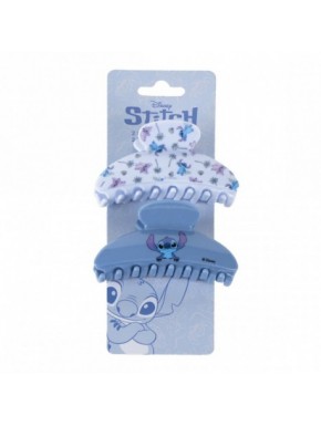 Clips de pelo Stitch Disney azul diseño divertido
