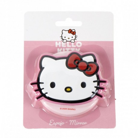Espejo rosa de Hello Kitty cuidado personal