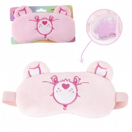 Máscara de gel rosa para ojos Care Bears
