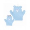 Gant de Bain Bisounours Bleu 70% Polyester