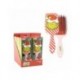 Brosse rectangulaire The Grinch en plastique ABS rouge