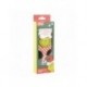 Brosse rectangulaire The Grinch en plastique ABS rouge