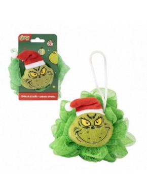 Éponge de douche 3D verte Grinch