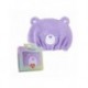 Toalha para cabelo roxa Care Bears