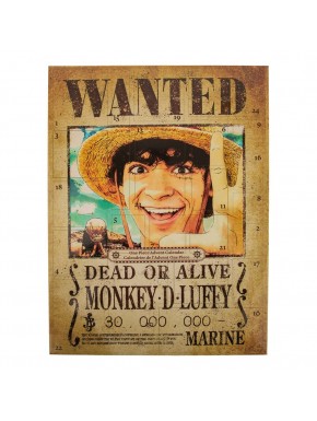 Calendrier de l'Avent One Piece avec design de Luffy