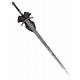Espada Rei Bruxo Senhor dos Anéis réplica com suporte