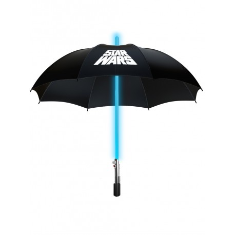Paraguas Star Wars sable luz Luke Skywalker