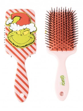 Brosse rectangulaire The Grinch en plastique ABS rouge