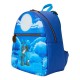Mochila mini Pokémon Lucario azul bajo la luna