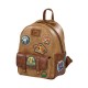 Sac à dos marron Pokémon de Loungefly avec patchs